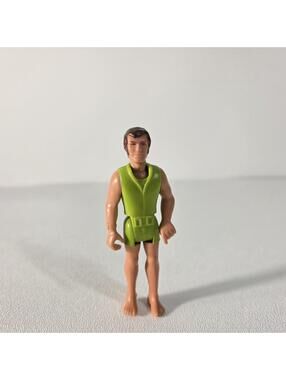 1974 Adventure People Swimmer Scuba Diver Matt 3 3/4” Fisher Price Green Suit